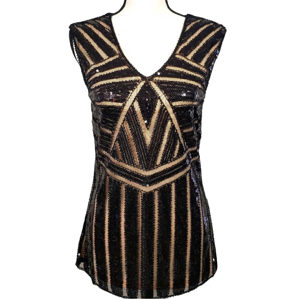 Metme Sequin Sleeveless Top